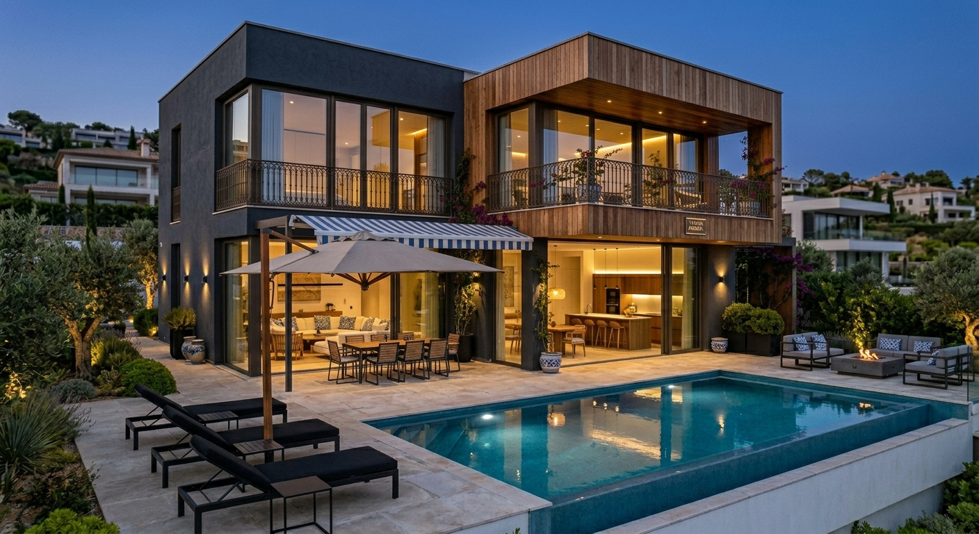 Modern villa showing the difference between deep cleaning and regular maid services